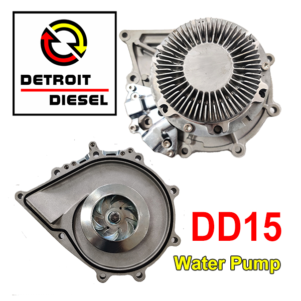 water pump for detroit DD15 woth clutch A4712001101 or EA4722000701