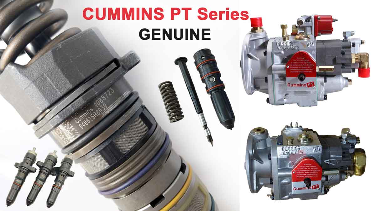 Cummins PT fuel pump and fuel injectors