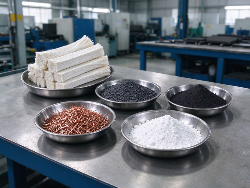 raw materials of brake lining