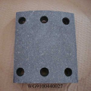 Sinotruck HOWO WG9100440027 Front Brake Lining 6 holes